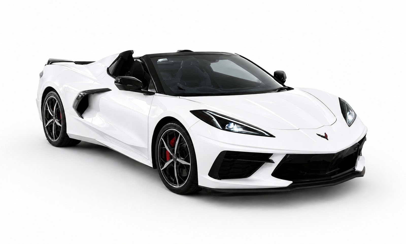 Chevrolet Corvette Stingray LT2 (C8) - Arctic White Convertible