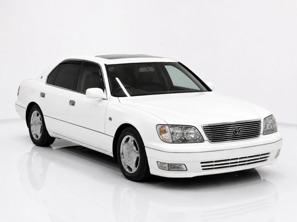 Toyota Celsior (UCF20, UCF21) - Facelift pearl white (051)
