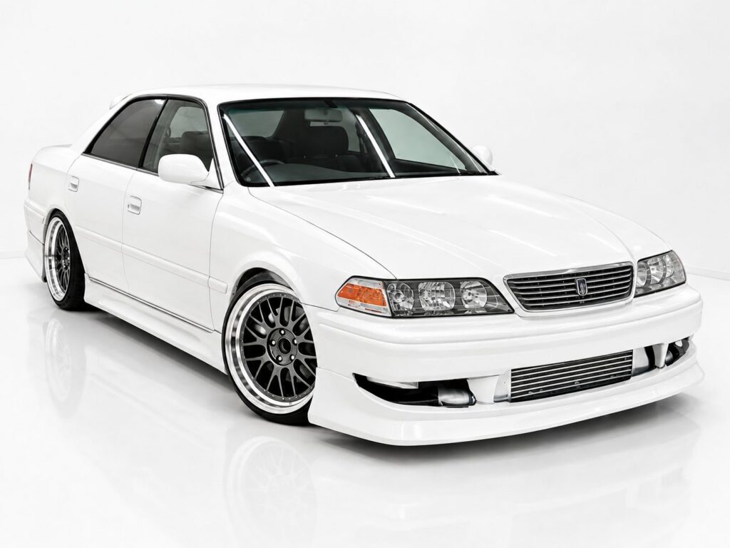 Toyota Mark II (JZX100, JZX101, JZX105) - White pearl (057) Tourer V