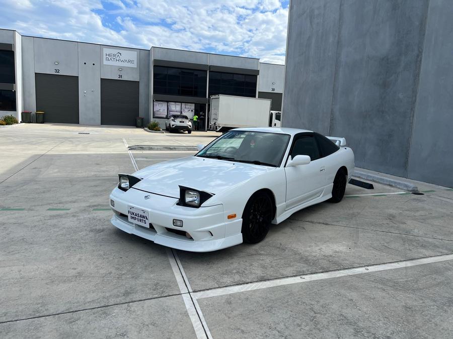 Nissan Silvia 180SX registered under a Fukasawa Car Imports Club permit
