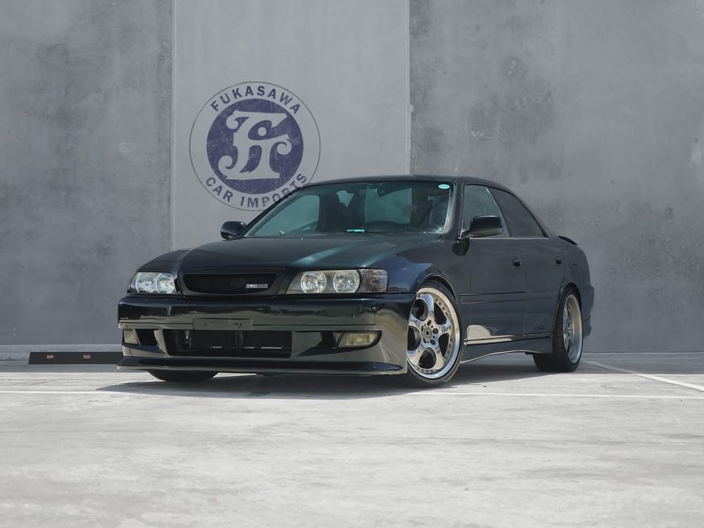 Toyota Chaser JZX90 registered under a Fukasawa Car Imports Club permit