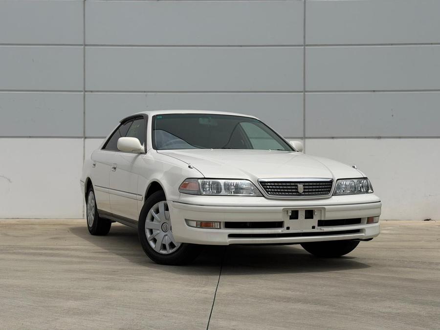 Toyota Mark II JZX100 registered under a Fukasawa Car Imports Club permit