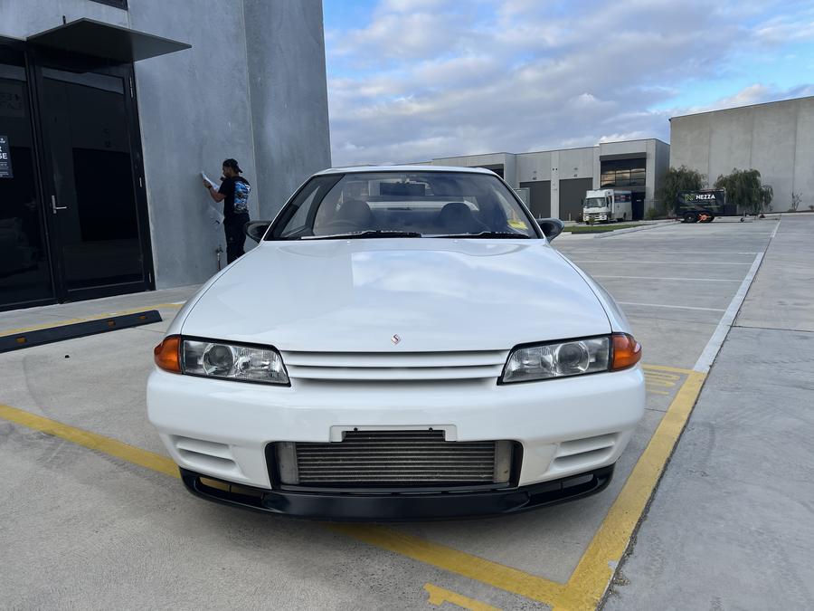 Nissan Skyline R32 GT-R registered under a Fukasawa Car Imports Club permit