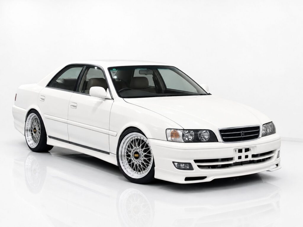 Toyota Chaser (JZX100, JZX101, JZX105) - Pearl white (057) Tourer V